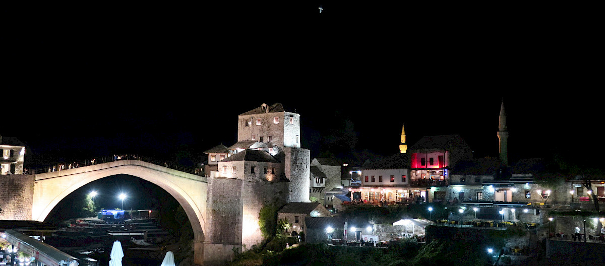 Mostar by night